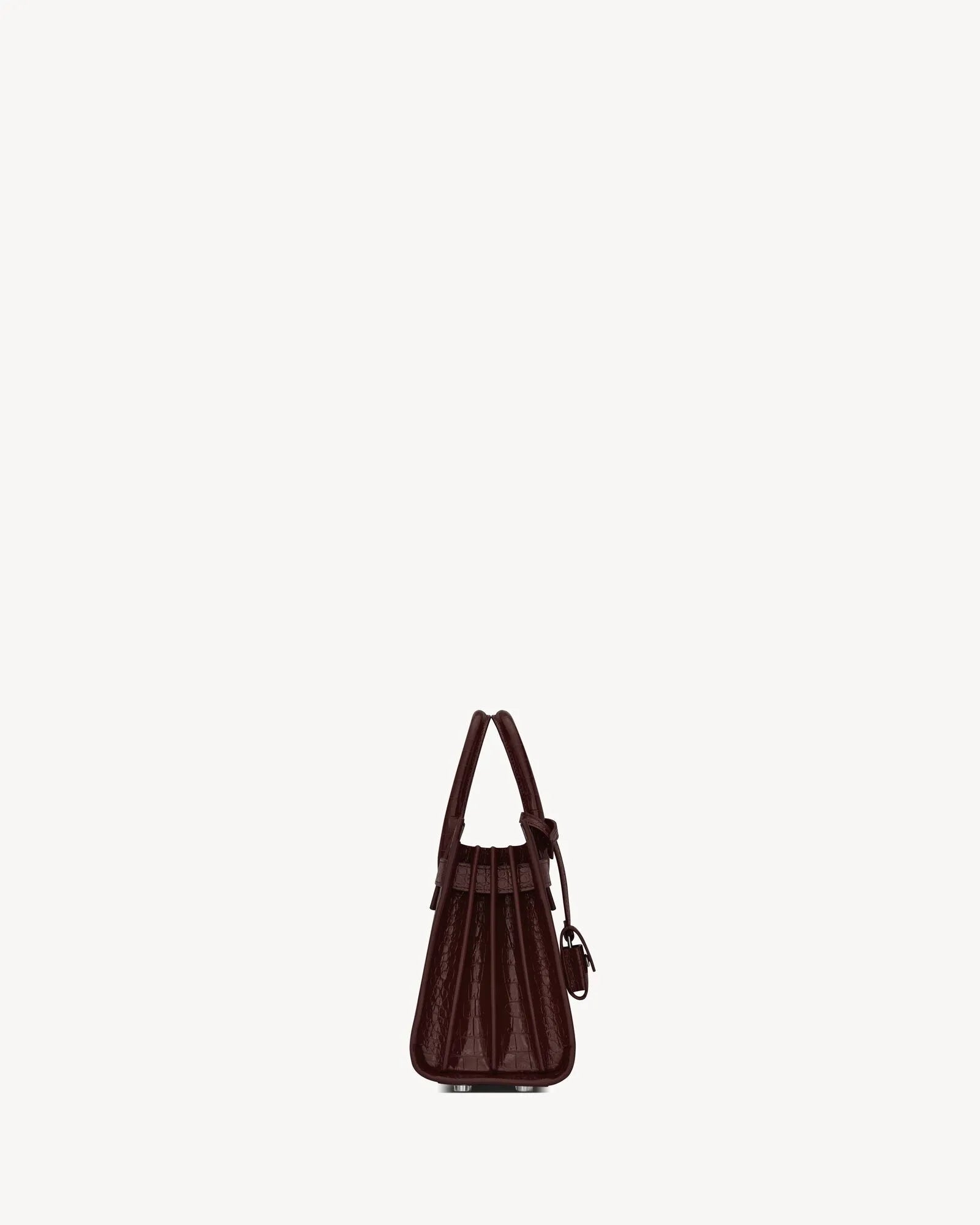 Sac du Jour en cuir embossé crocodile - Nano - MS