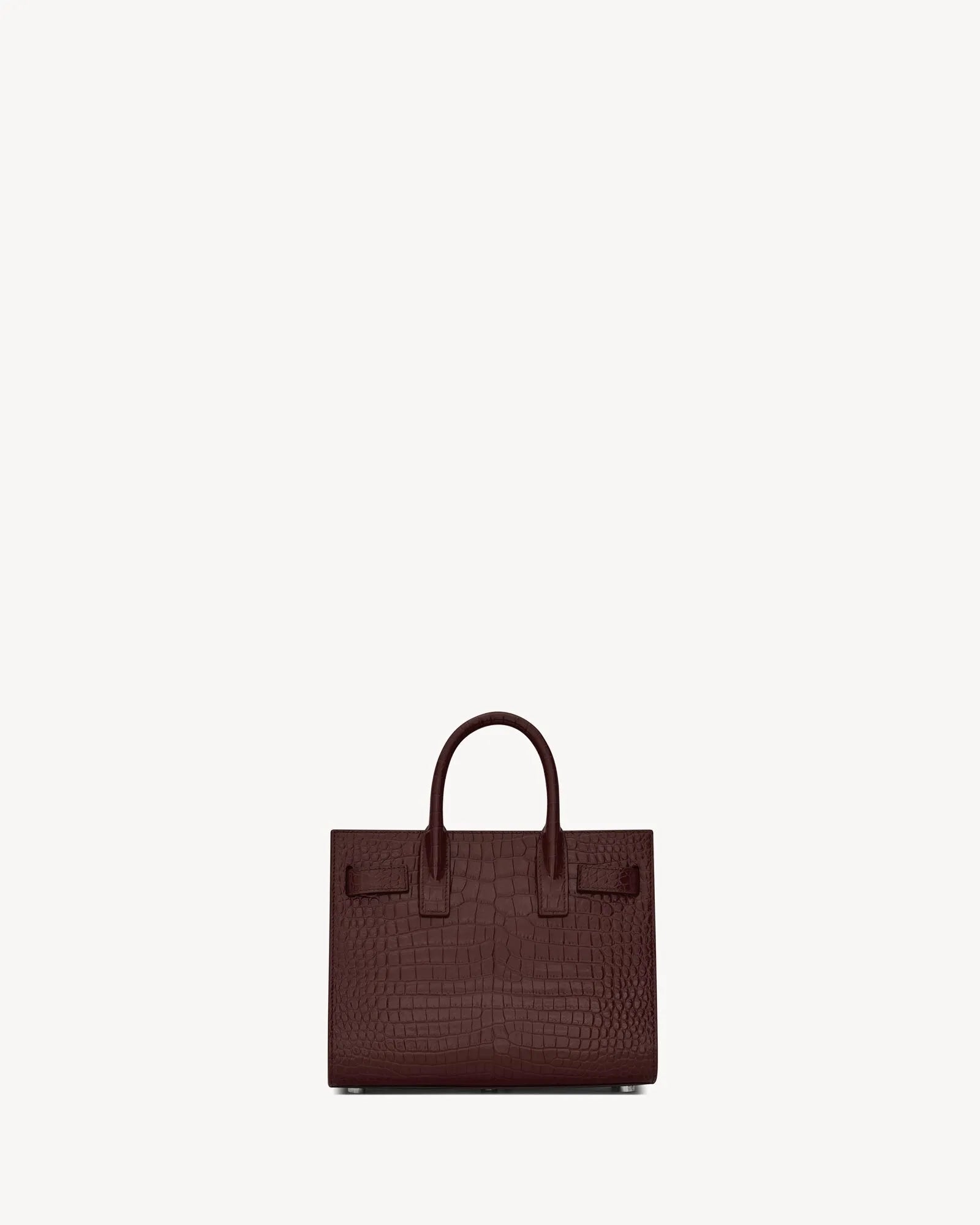 Sac du Jour en cuir embossé crocodile - Nano - MS